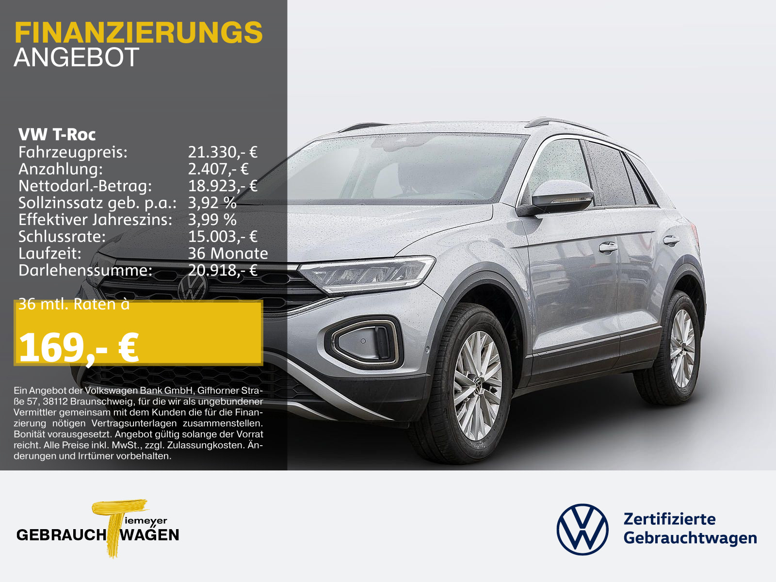 T-Roc 1.0 TSI LIFE NAVI KAMERA ACC KEYLESS