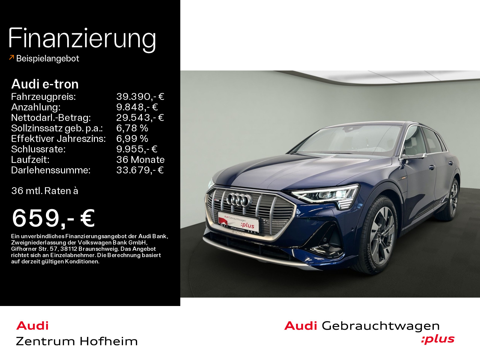 e-tron 55 qu S line*Air*HUD*Matrix*Virtual*Navi*360° Kamera*Tour*Nachsichtassistent*