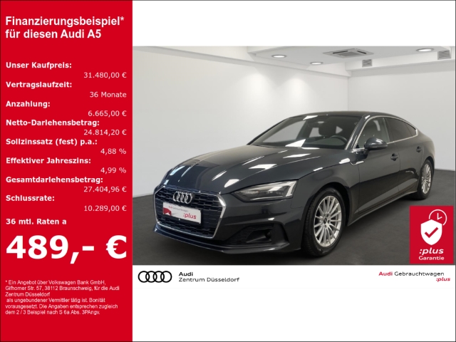 A5 Sportback 35 TDI PANO AHK KAMERA MMI