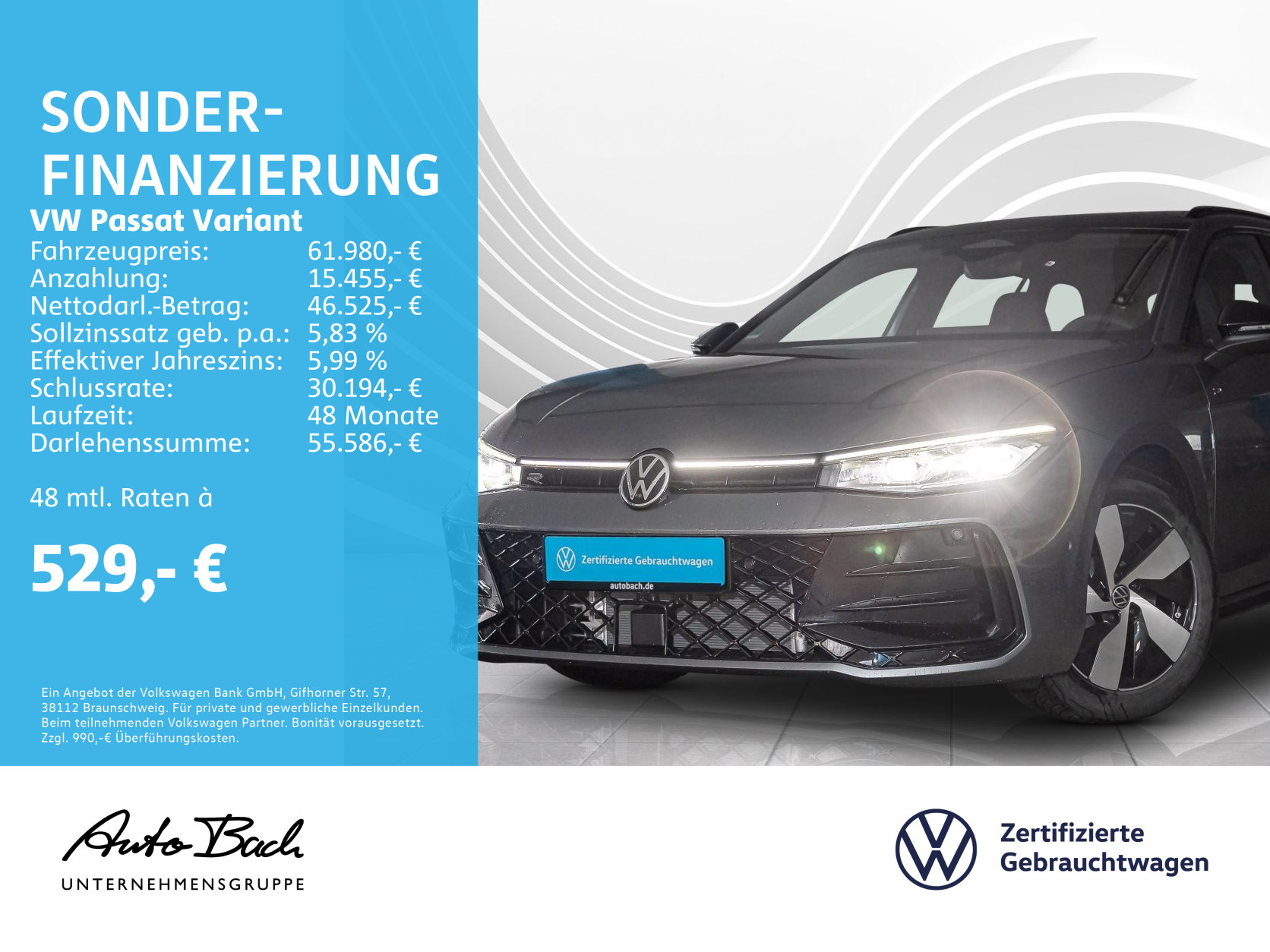 Passat Variant 2.0 TDI "R-Line" 4M DSG Navi Standhzg Panorama Digital Cockpit ACC DCC AHK