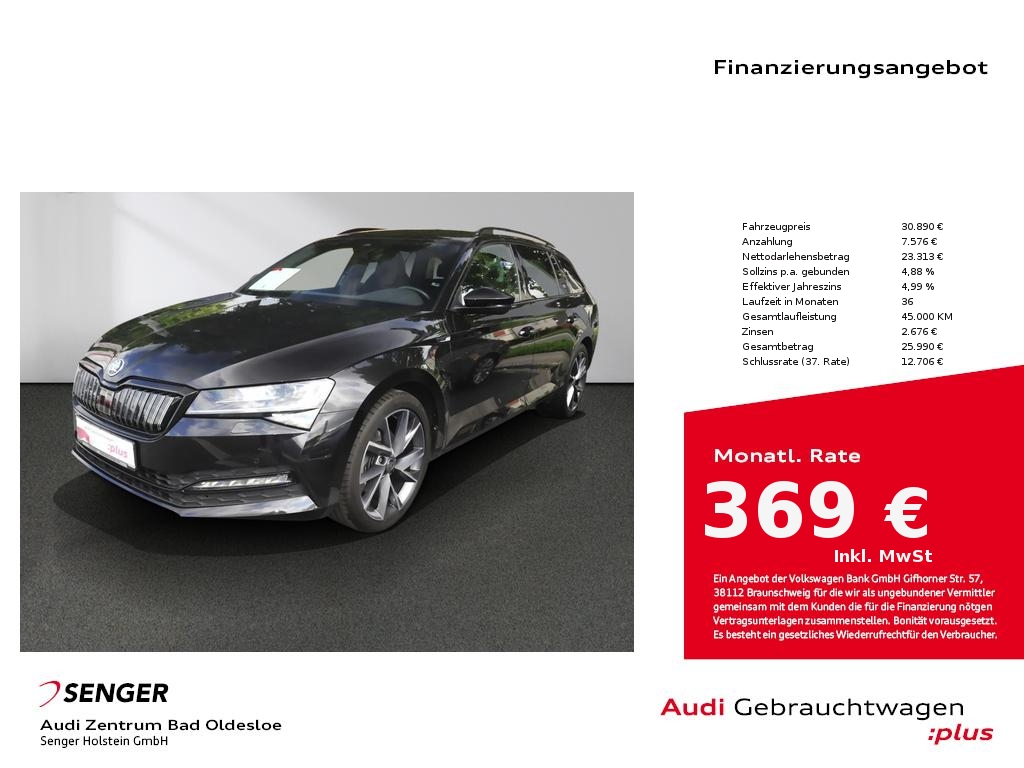 Superb Combi 1.4 TSI iV Sportline DSG Matrix AHK
