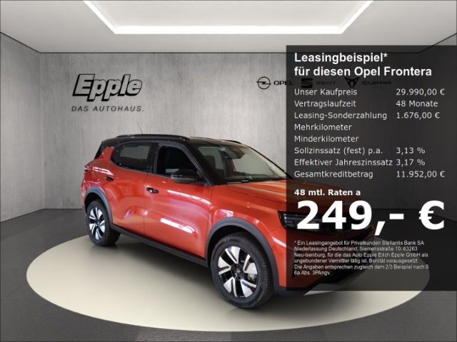 Opel Frontera Elektro h 113 Tech-Paket