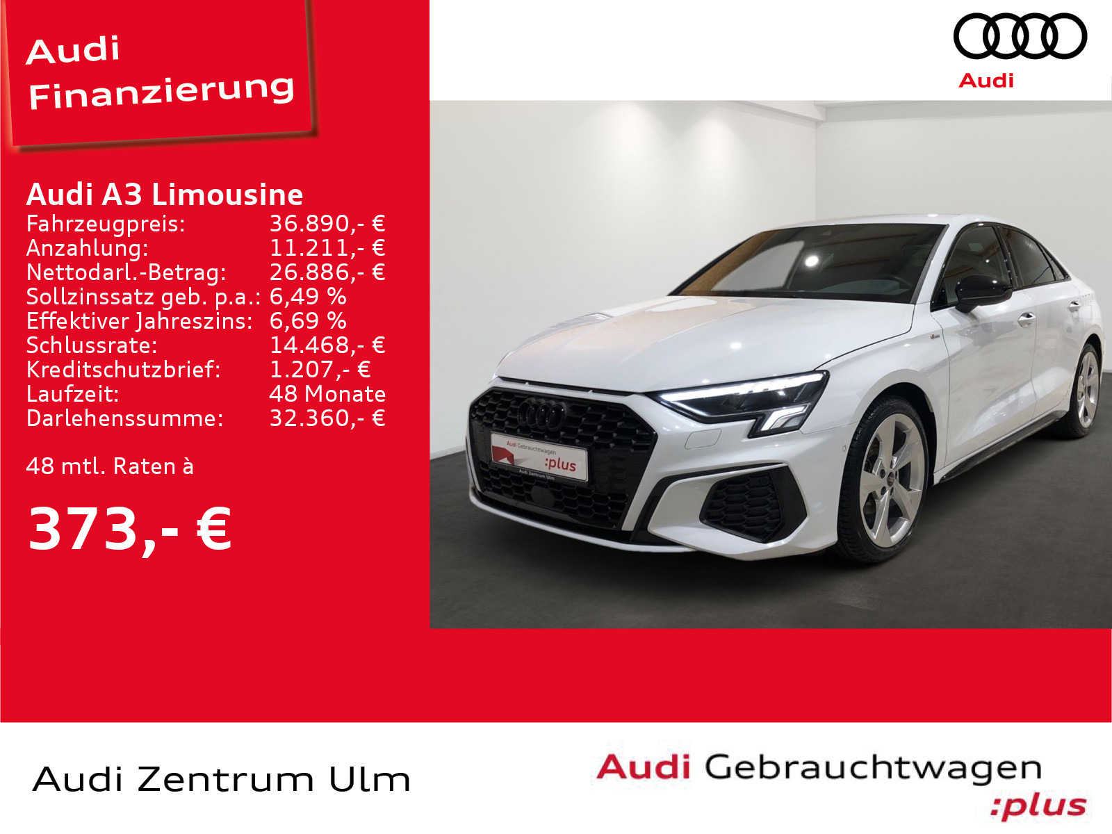 A3 Limousine S line 35 TDI AHK NAV BUSINESS 18"