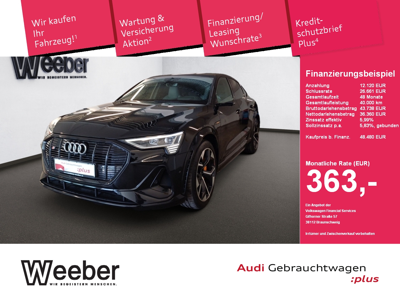 e-tron Sportback S quattro MATRIX HEAD-UP AHK PANO 21 ZOLL BANG