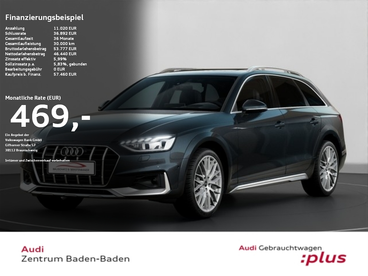 A4 allroad 40 TDI quattro AHK*STHZG*PANO*B&O*HuD