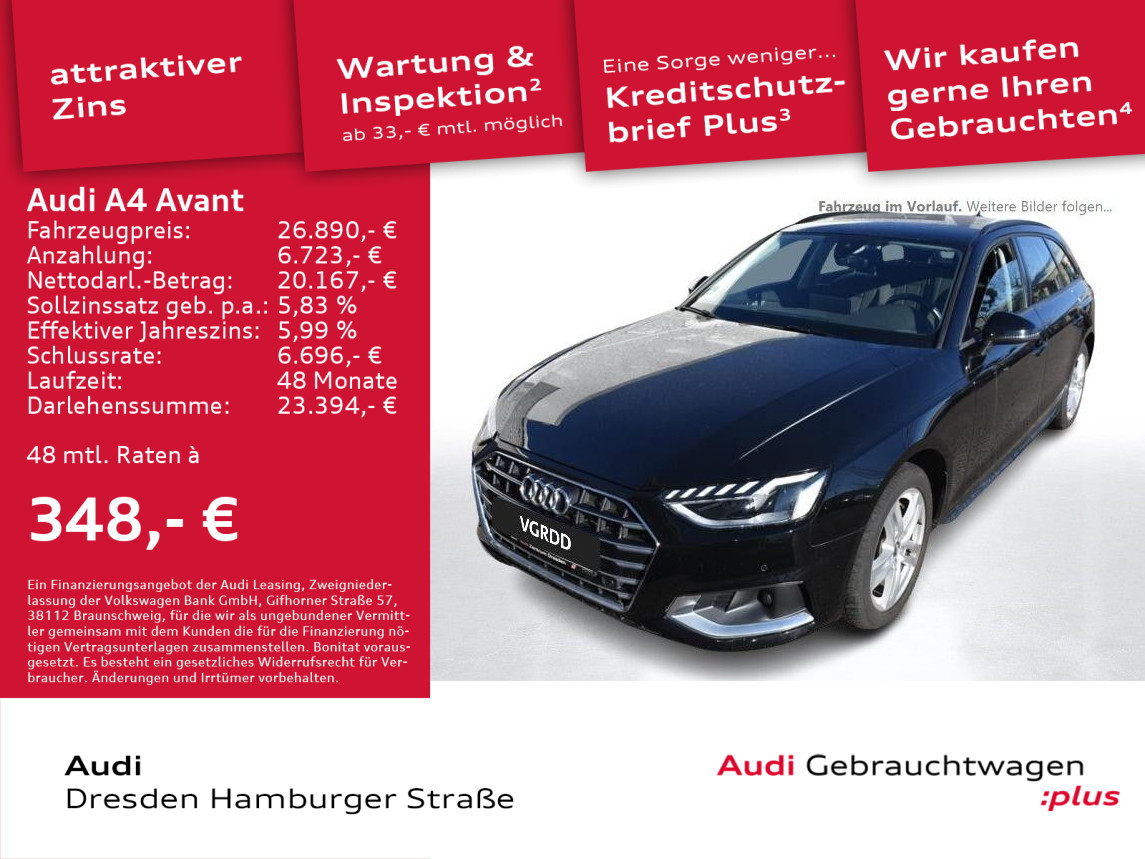 A4 Avant 40 TFSI Advanced LED Navi AHZV S tronic