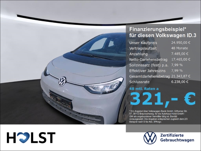 ID.3 Pro Performance 150 kW GJR SHZ CCS DAB