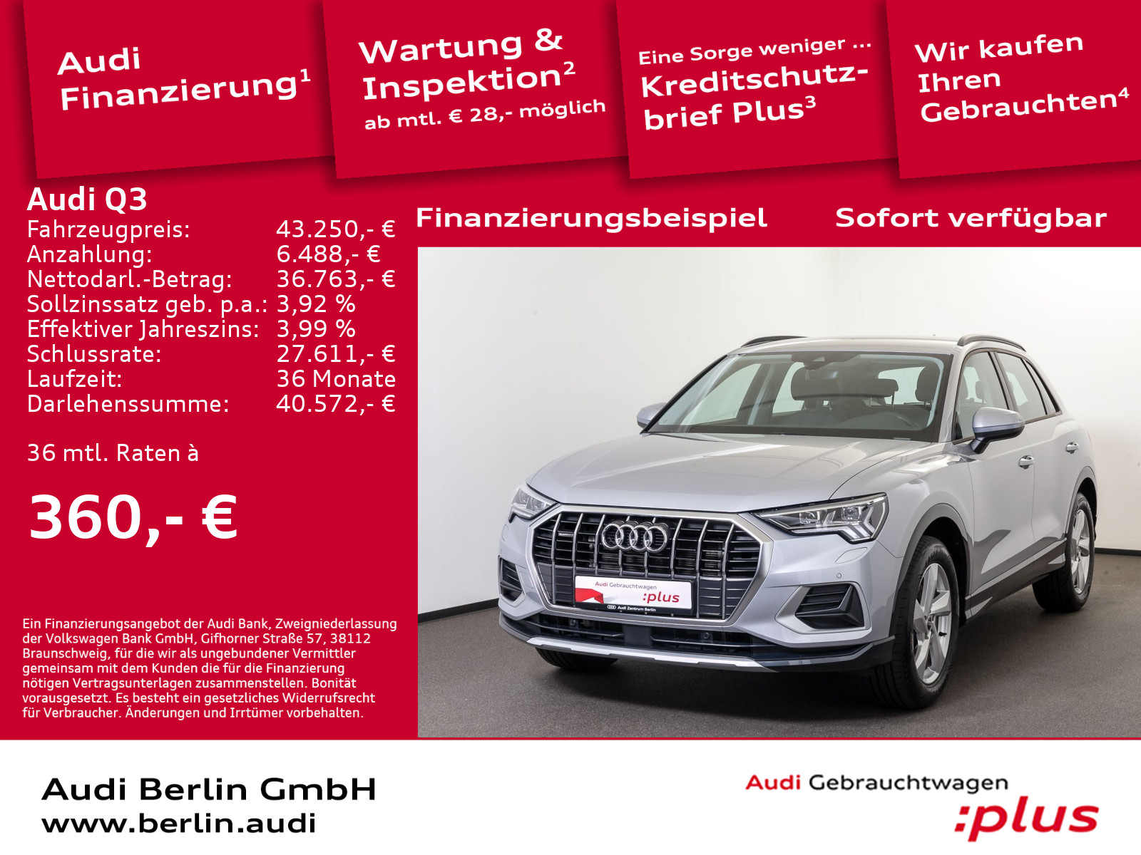 Audi Q3 advanced 40 TDI qu