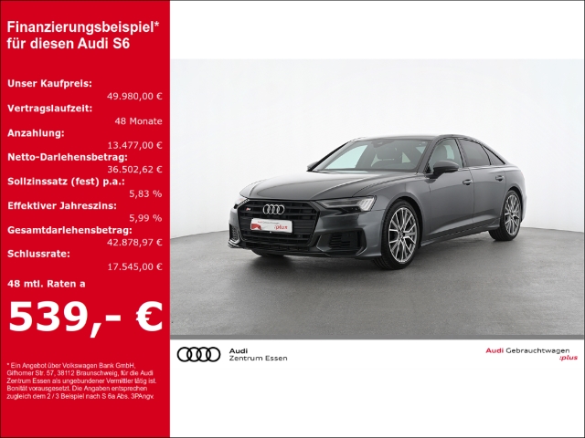 S6 Lim. 3.0 TDI TIPTRONIC HD MATRIX LED STHZ NAV PLUS   RÜFA   PDC   SHZ