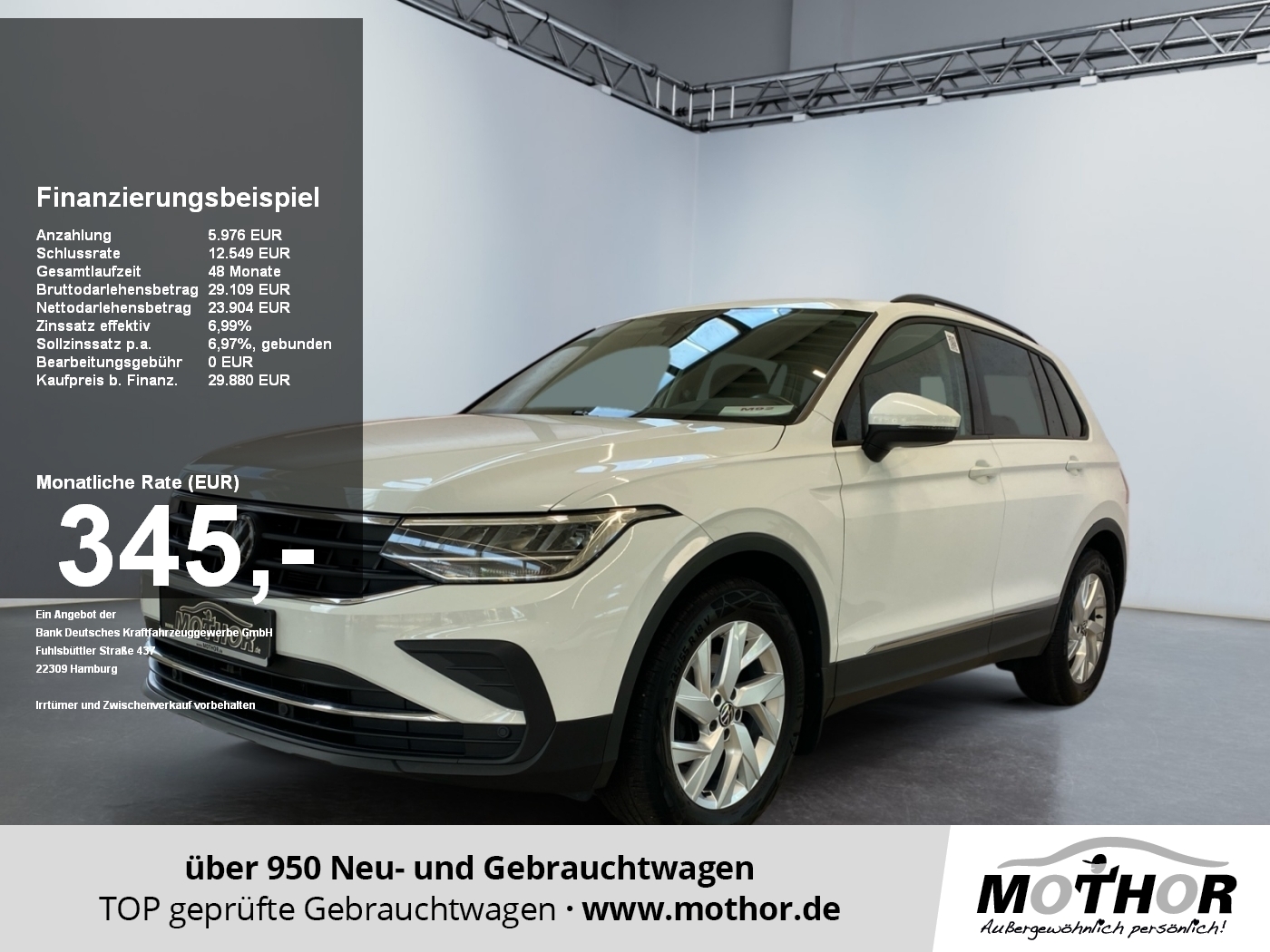 Tiguan Life 1.5 TSI DSG LED PDC ACC Kamera