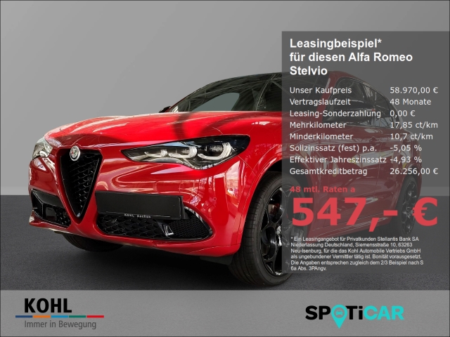 Alfa Romeo Stelvio 2.0 Tributo Italiano Q4 Turbo 16V