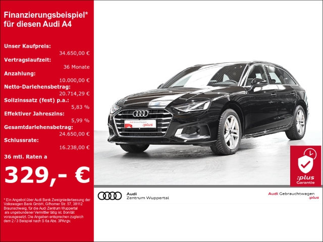 A4 Avant 35 TFSI ACC LEDER KAMERA DAB GRA PARK Advanced