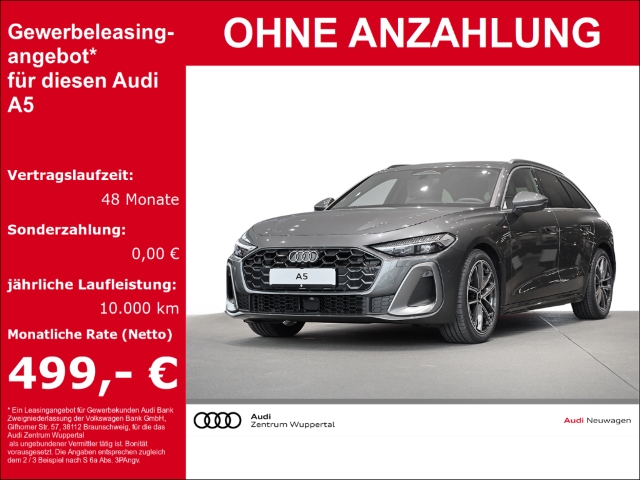 A5 AVANT TFSI AHK-klappbar Navi Leder digitales Soundsystem LED ACC El. Heckklappe