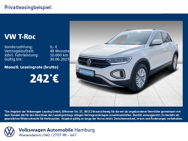 Volkswagen T-Roc 1.0 TSI Life