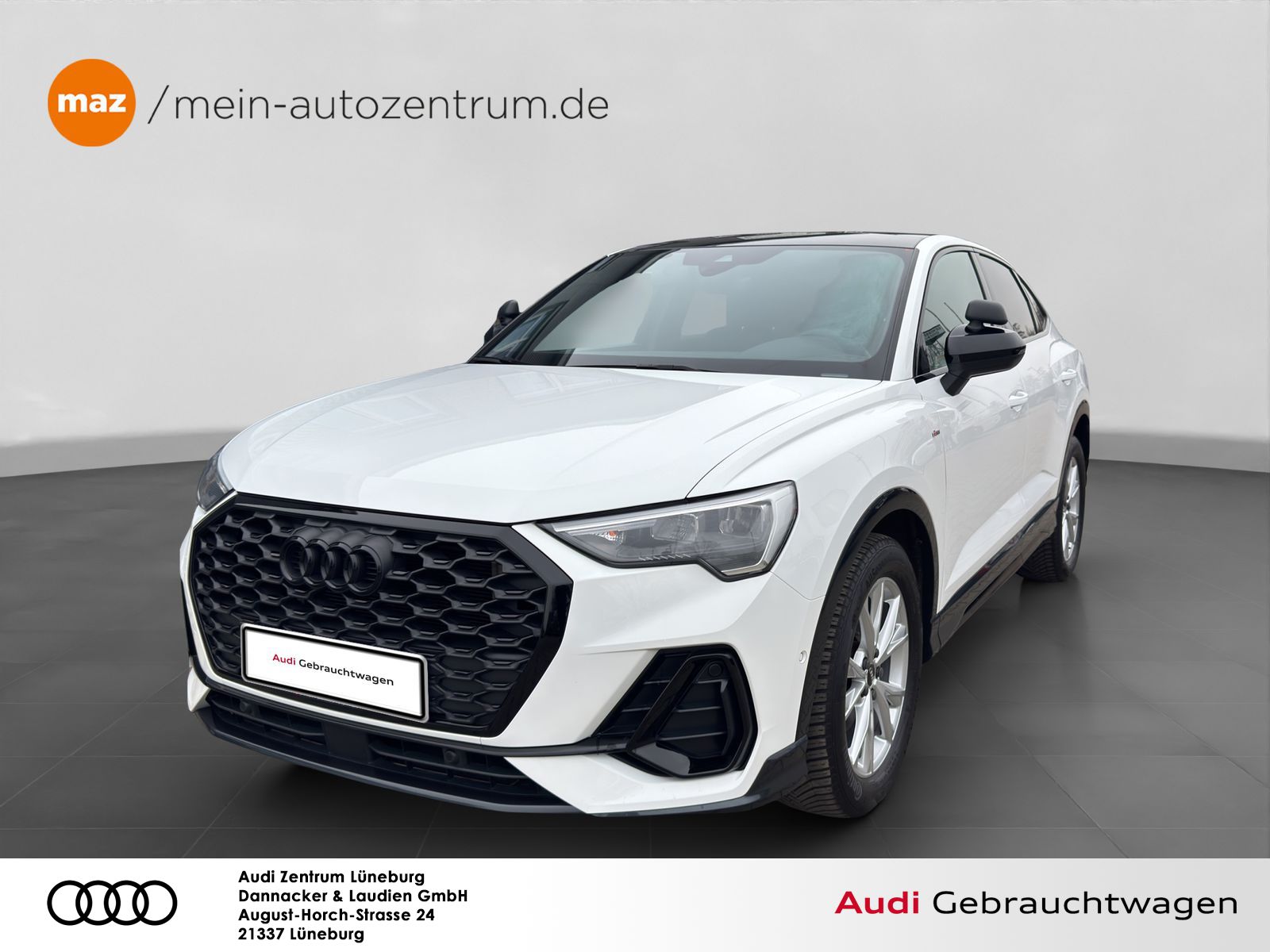 Q3 Sportback 35 2.0 TDI S line Fahrschulwagen Alu LED Pano AHK Kamera Sitzh.