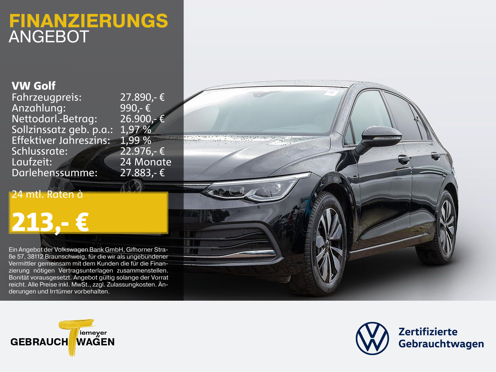 Golf 2.0 TDI DSG MOVE LED+ NAVI PANO AHK