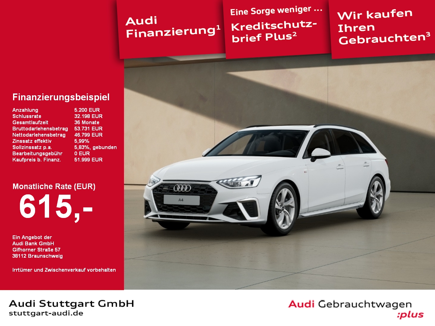 Audi A4 Avant S line 40 TFSI quattro