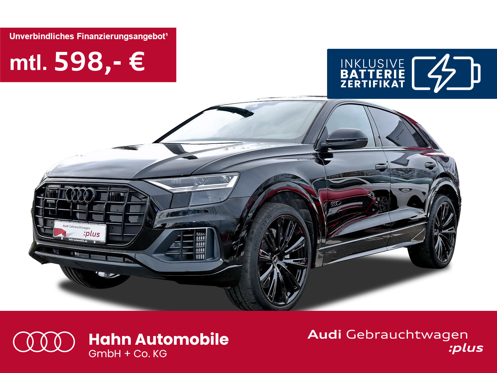 Q8 55 TFSIe quattro B&O Leder Busin Rückf Sitzh