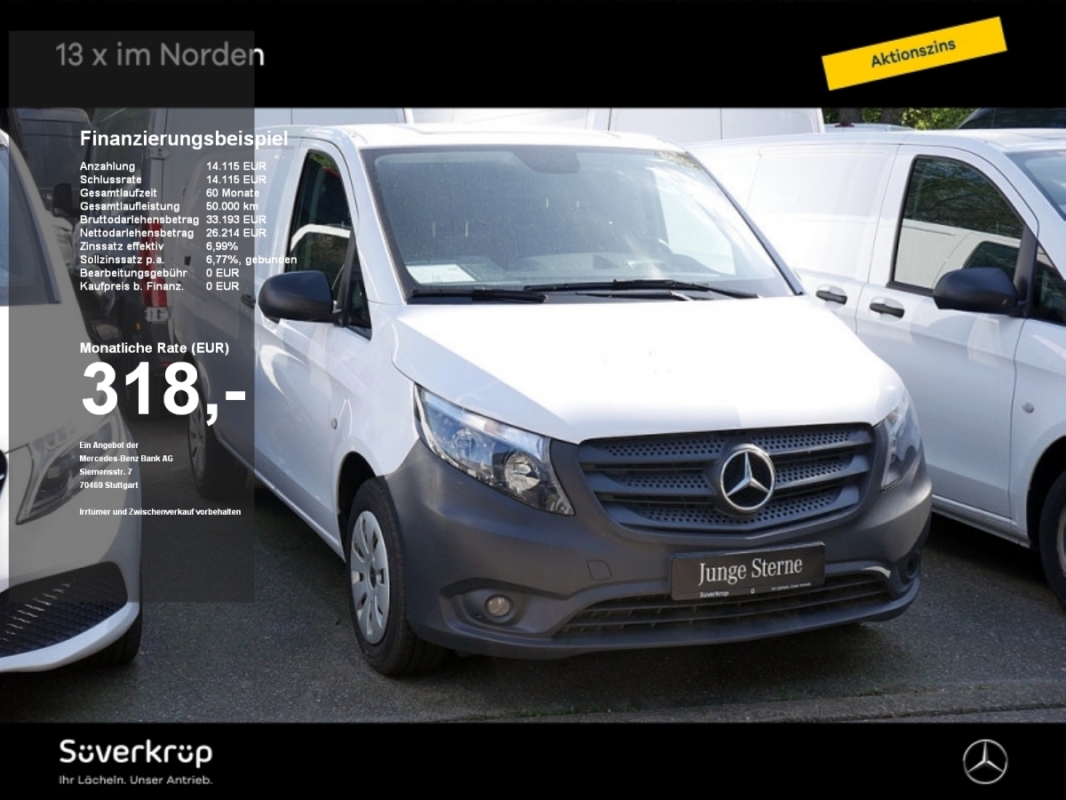 Vito 116 KASTEN EXTRAL KLIMA AHK 2,5T KAMERA