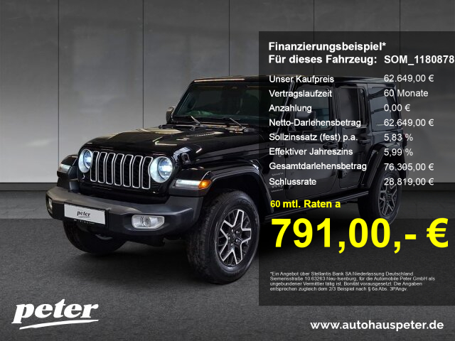 WRANGLER ICE MY2024 Sahara 2.0l T-GDI (272 PS)