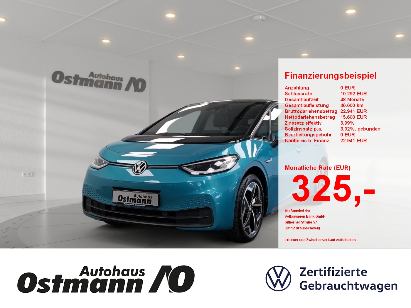 Volkswagen ID.3 Pro Performance Style 19