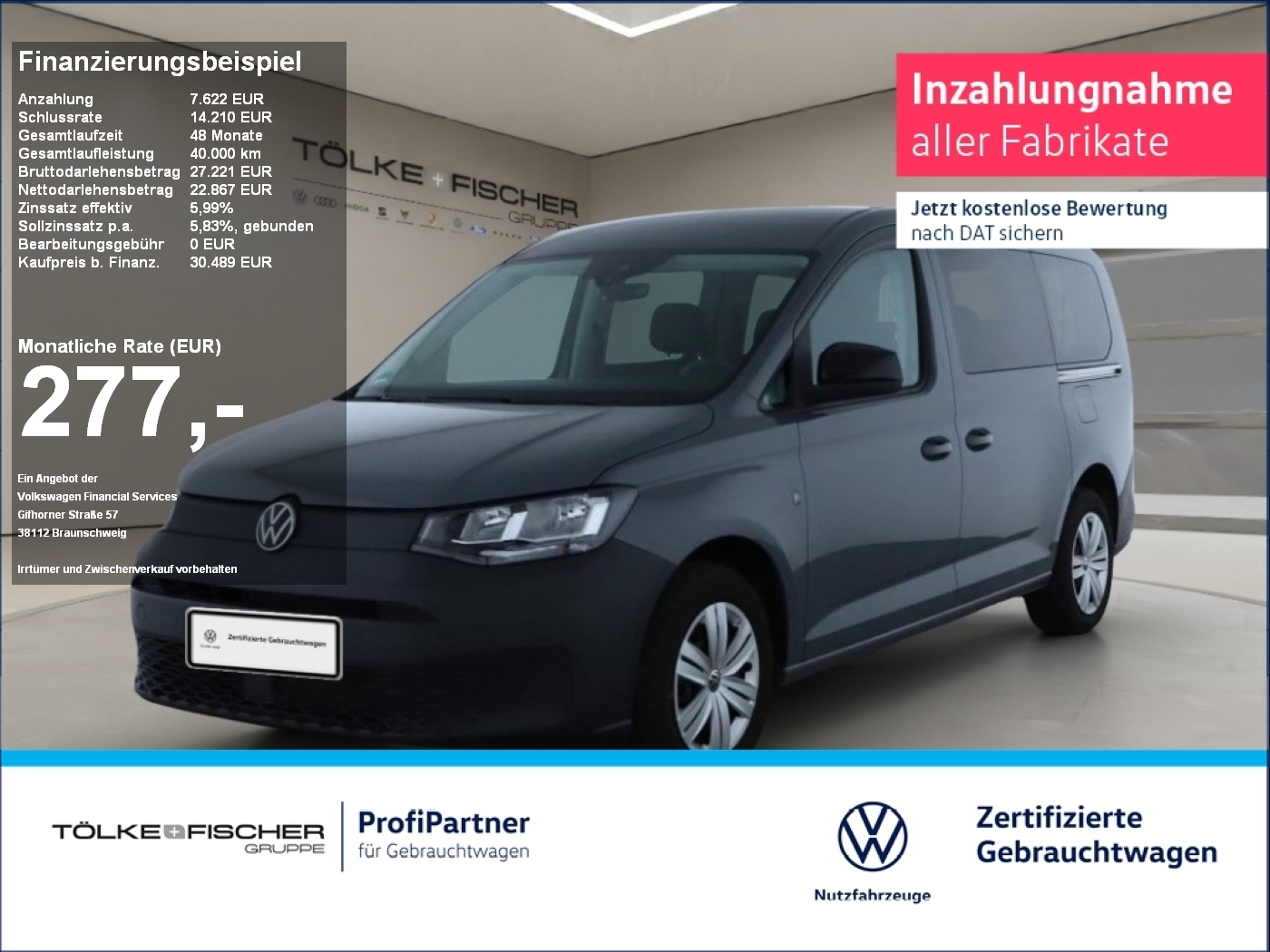 Caddy Maxi 1.5 TSI Basis 7-Sitze SHZ W-Paket