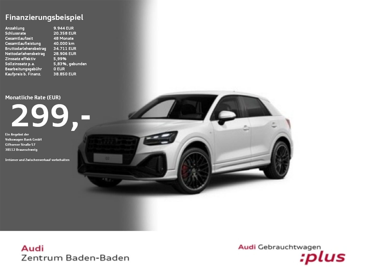 Q2 35 TFSI S line Matrix*Virtual*Dynamik*