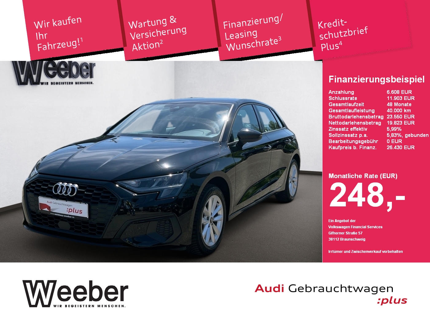 A3 Sportback NAVI*PDC*LM*KLIMA*VIRTUALC Navi