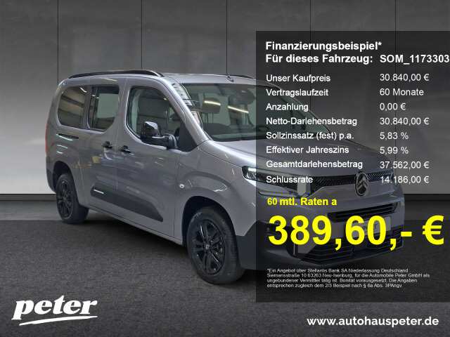 Berlingo MAX XL BHDi 130 +SHZ+7-Sitze+Kamera