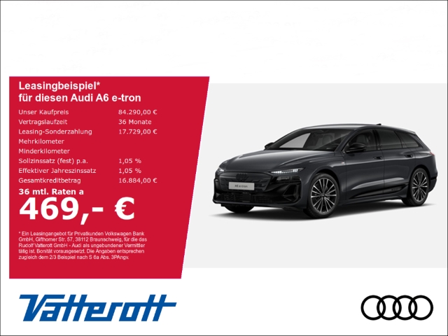 A6 e-tron Avant performance S line AHK TechPlus
