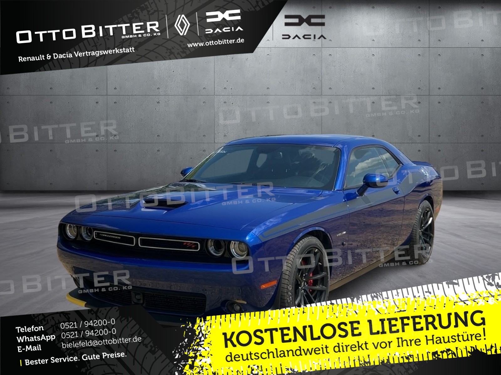 Challenger R/T 5.7L V8 RT BLACK/PERFORMANCE/VOLL