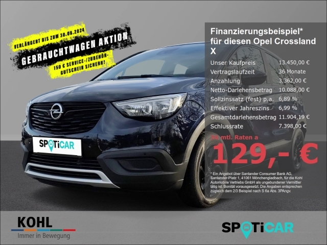 Opel Crossland X 1.2 Limited Edition 83PS