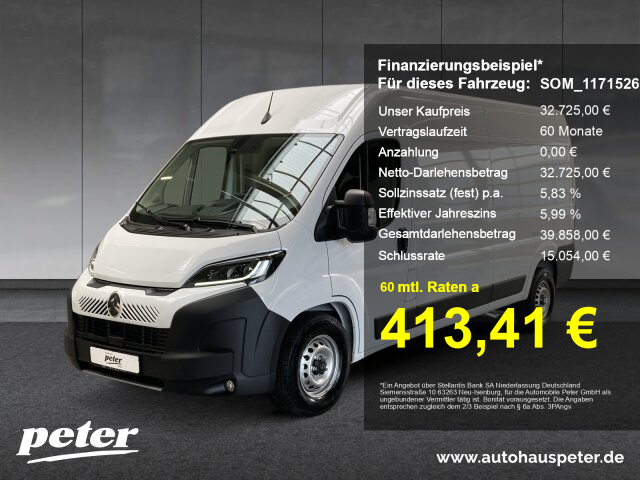 Jumper BHDi L3H2 3,5t AT +Klima+Navi+LED+Kamera