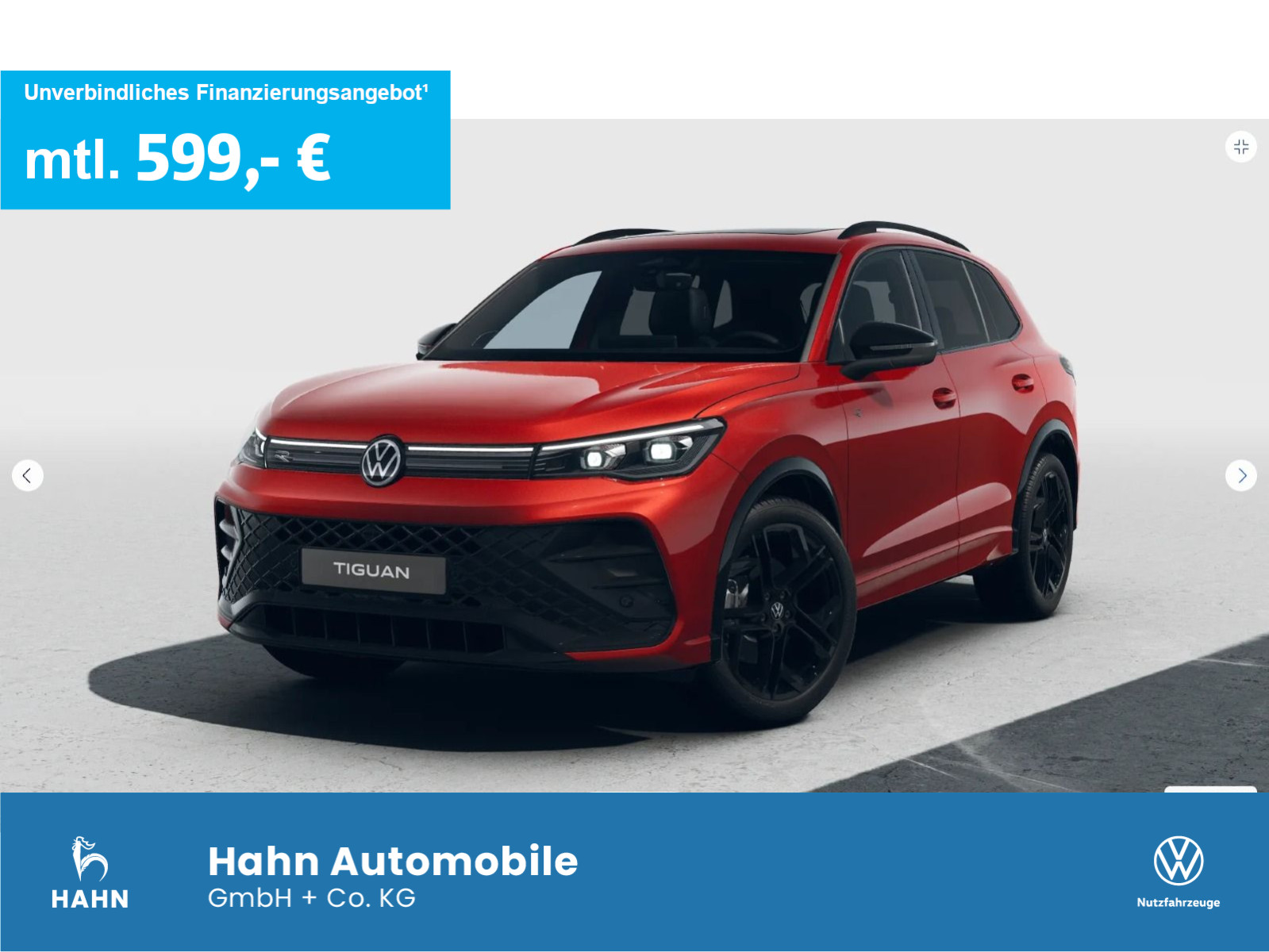 Tiguan R-Line 2,0TSI 195kW 4MOT PANO H&K LEDER