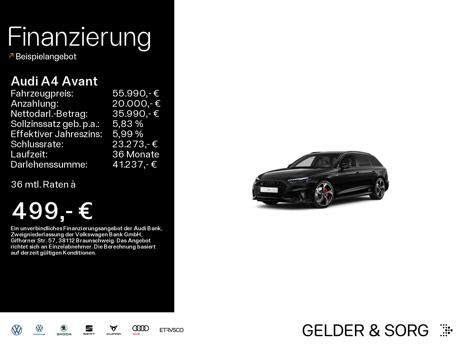 A4 Avant 40 TDI qu. S line *Matrix*AHK*Business*