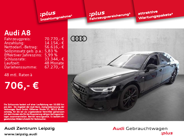 A8 50 TDI qu. S-Line*HD-Matrix*HuD*Pano*Air*B&O*