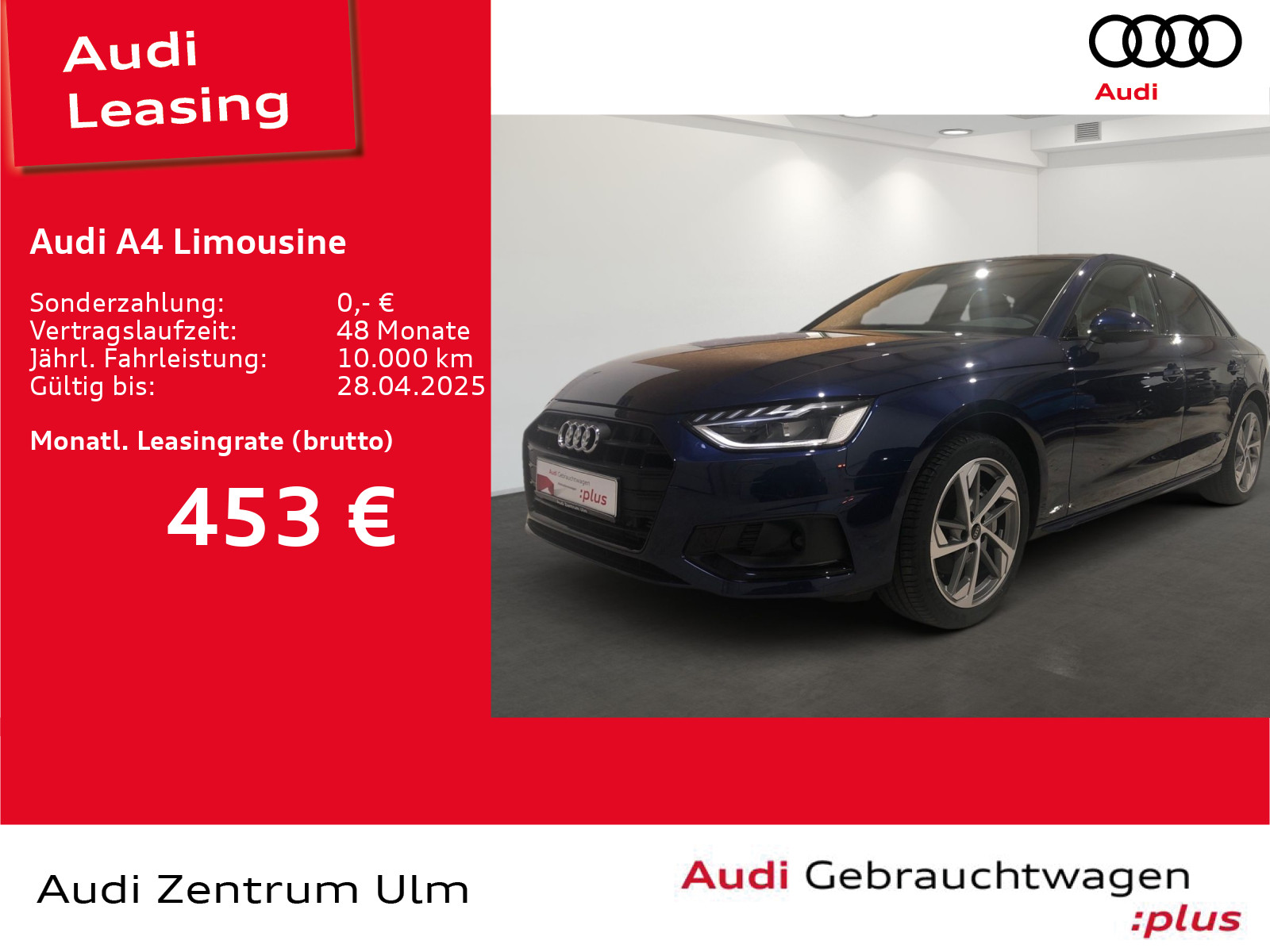 A4 Limousine advanced 40 TFSI S tronic NAV R-KAM
