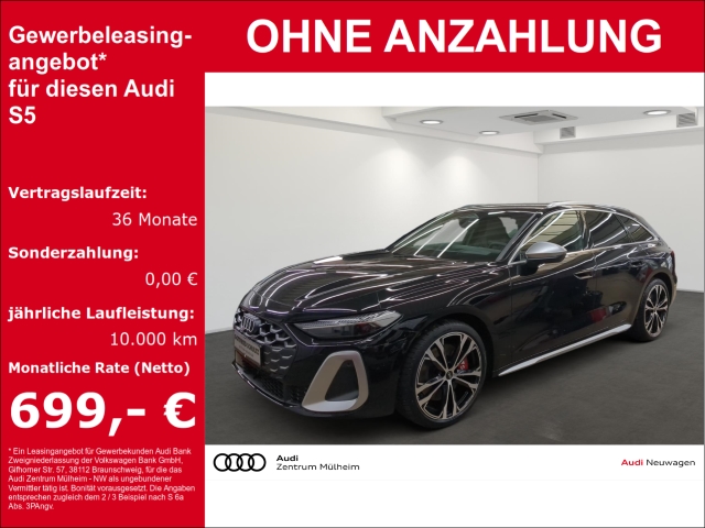 S5 Avant TFSI 270 kW quattroNavi Leder digitales Cockpit Memory Sitze Soundsystem