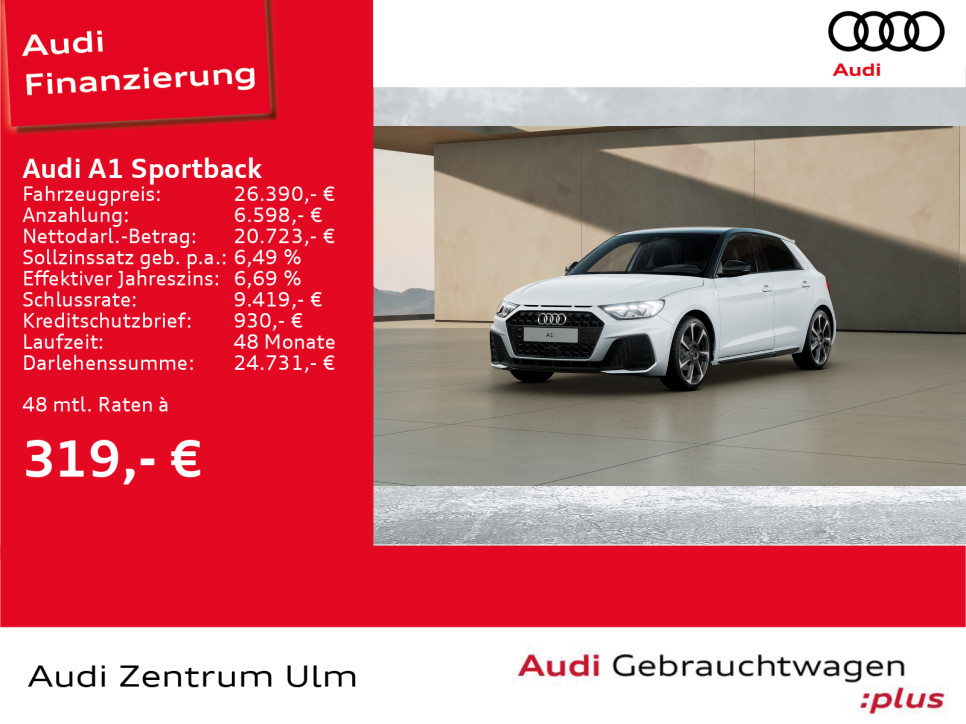 A1 Sportback S line 30 TFSI LED VIRTUAL 18"