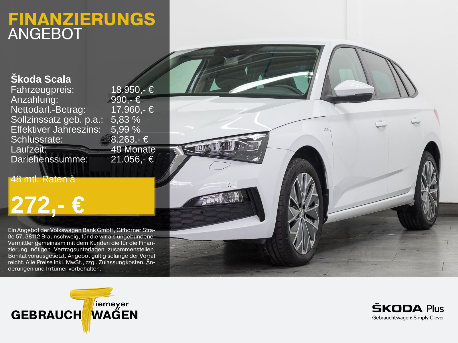 Scala 1.0 TSI DSG TOUR LED VIRTUAL NAVI LM17