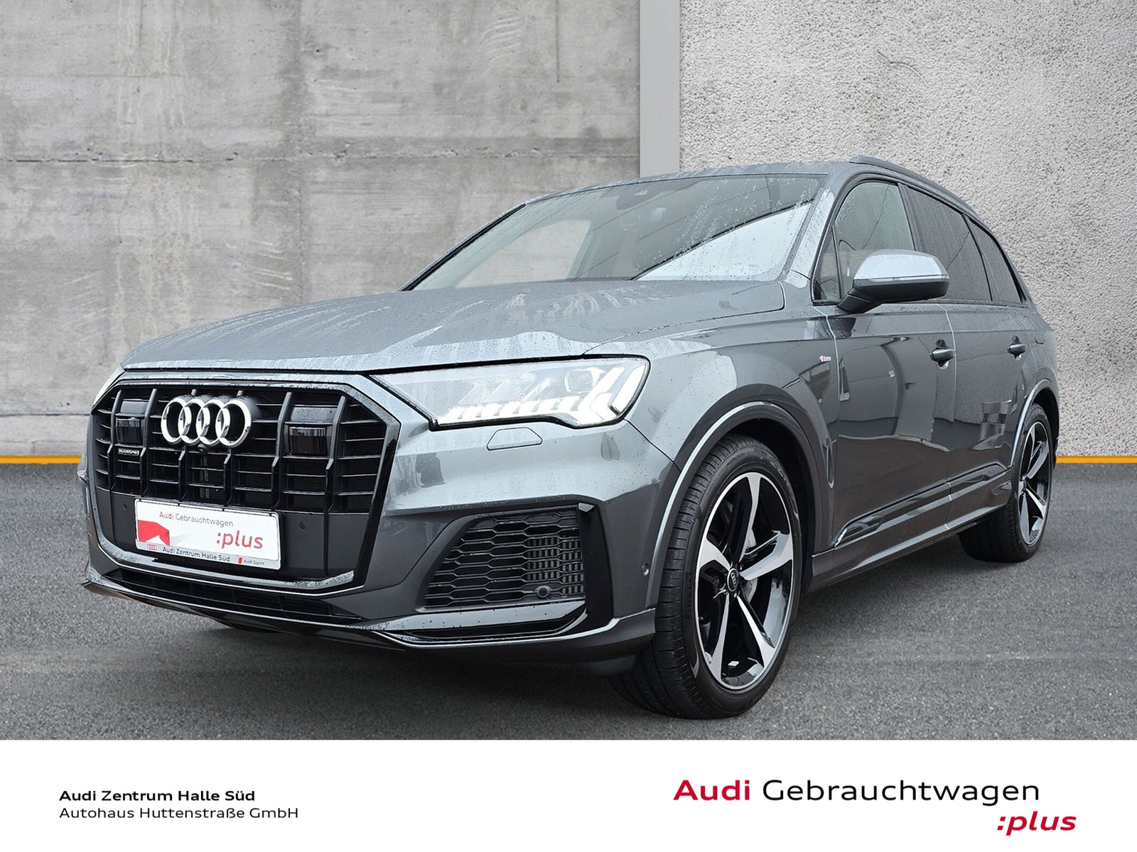 Q7 55 TFSIe qu S line MATRIX AIR HuD AHK 21"