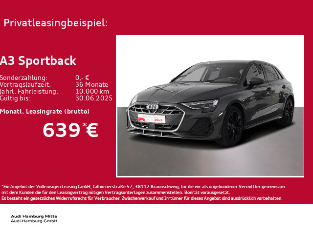 A3 Sportback 35 TDI S line S tronic Matrix Sonos