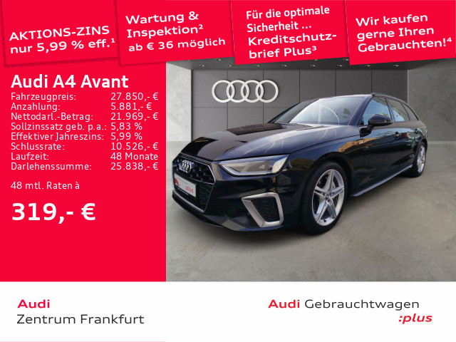Audi A4 Avant 40 TDI quattro S line