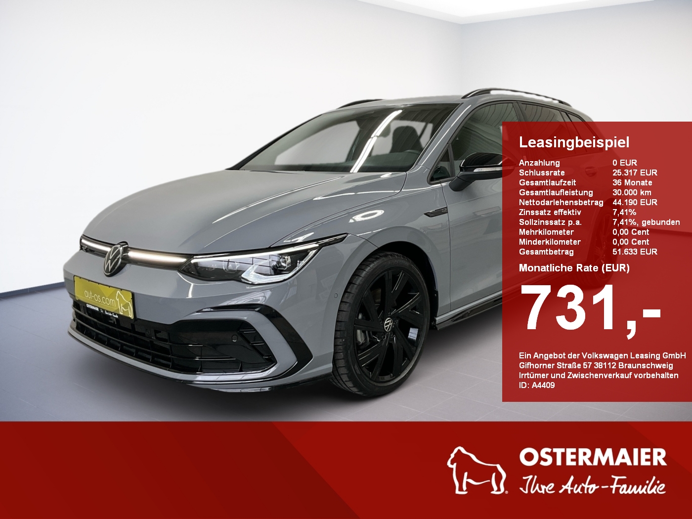 Golf VIII VARIANT BLACK R-LINE 2.0TDI 150PS DSG LED.AHK.NAVI.ACC.SHZG