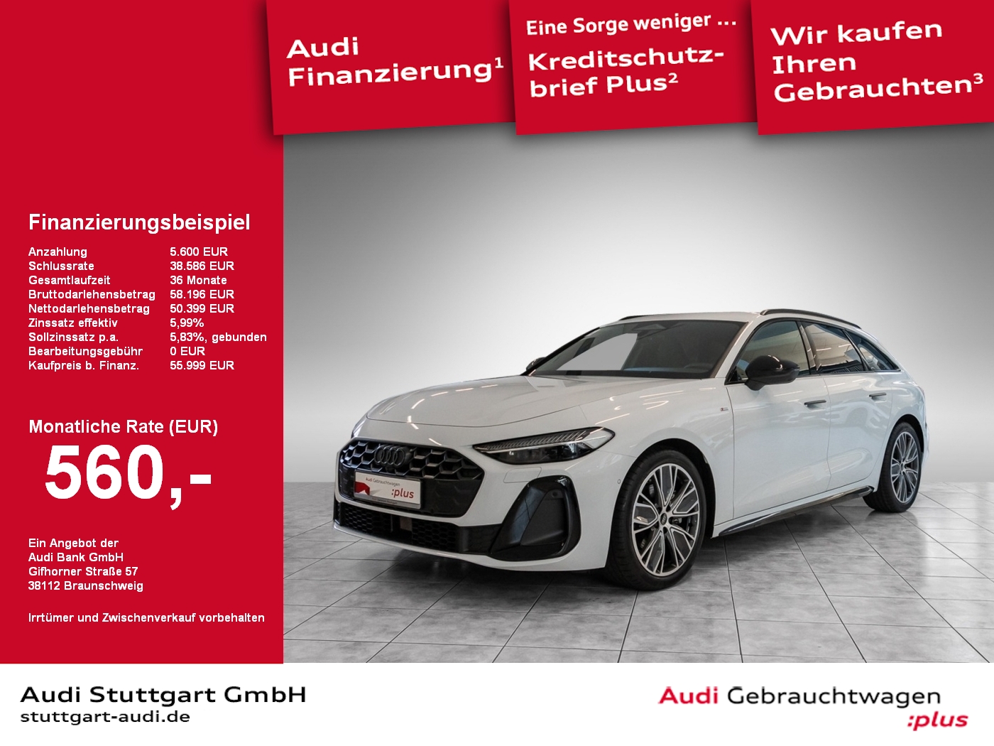 Audi A5 Avant S line TFSI Tech plus