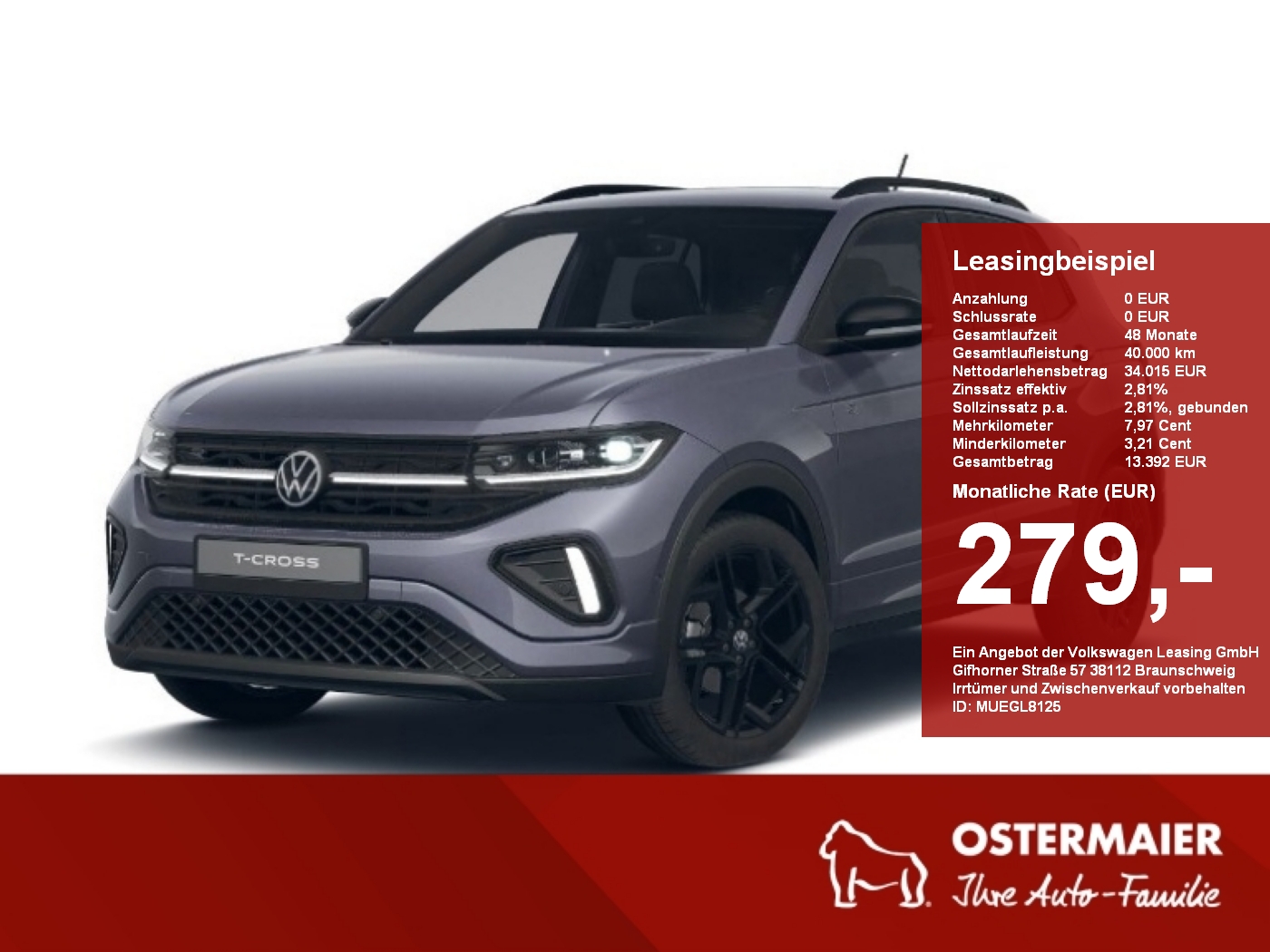 T-Cross R-Line 1.5TSI 150PS DSG AHK,ACC,IQ.LIGHT,KAMERA,NAVI,KEYLESS