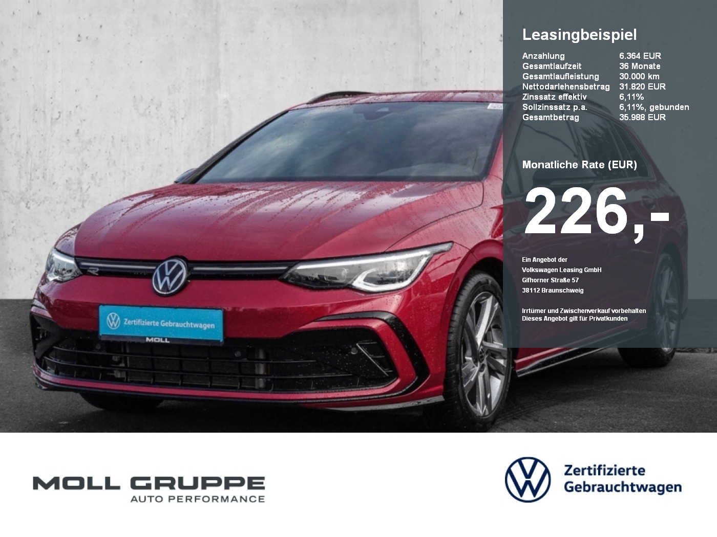 Golf Variant 2.0 TSI DSG R-Line NAVI LED ACC LM