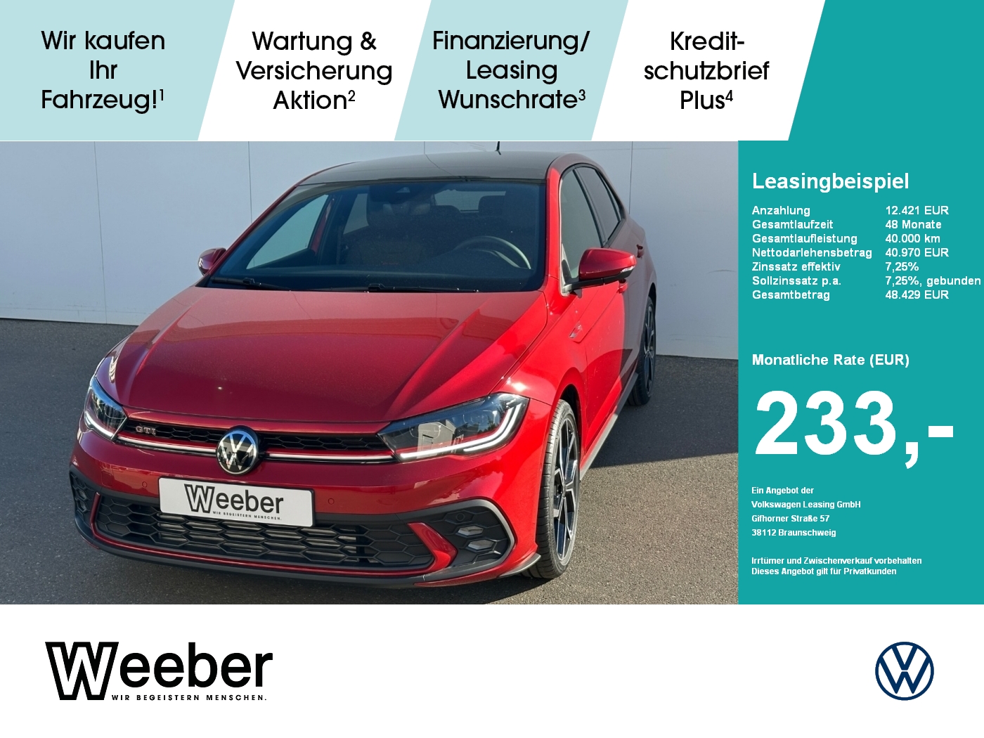 Polo 2.0 l TSI DSG GTI Panodach Navi LED PDC