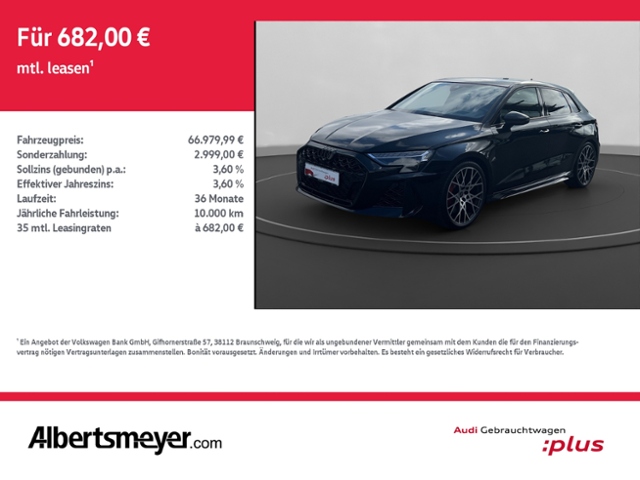 RS 3 Sportback 294KW TFSI +PANO+MATRIX+NAVI