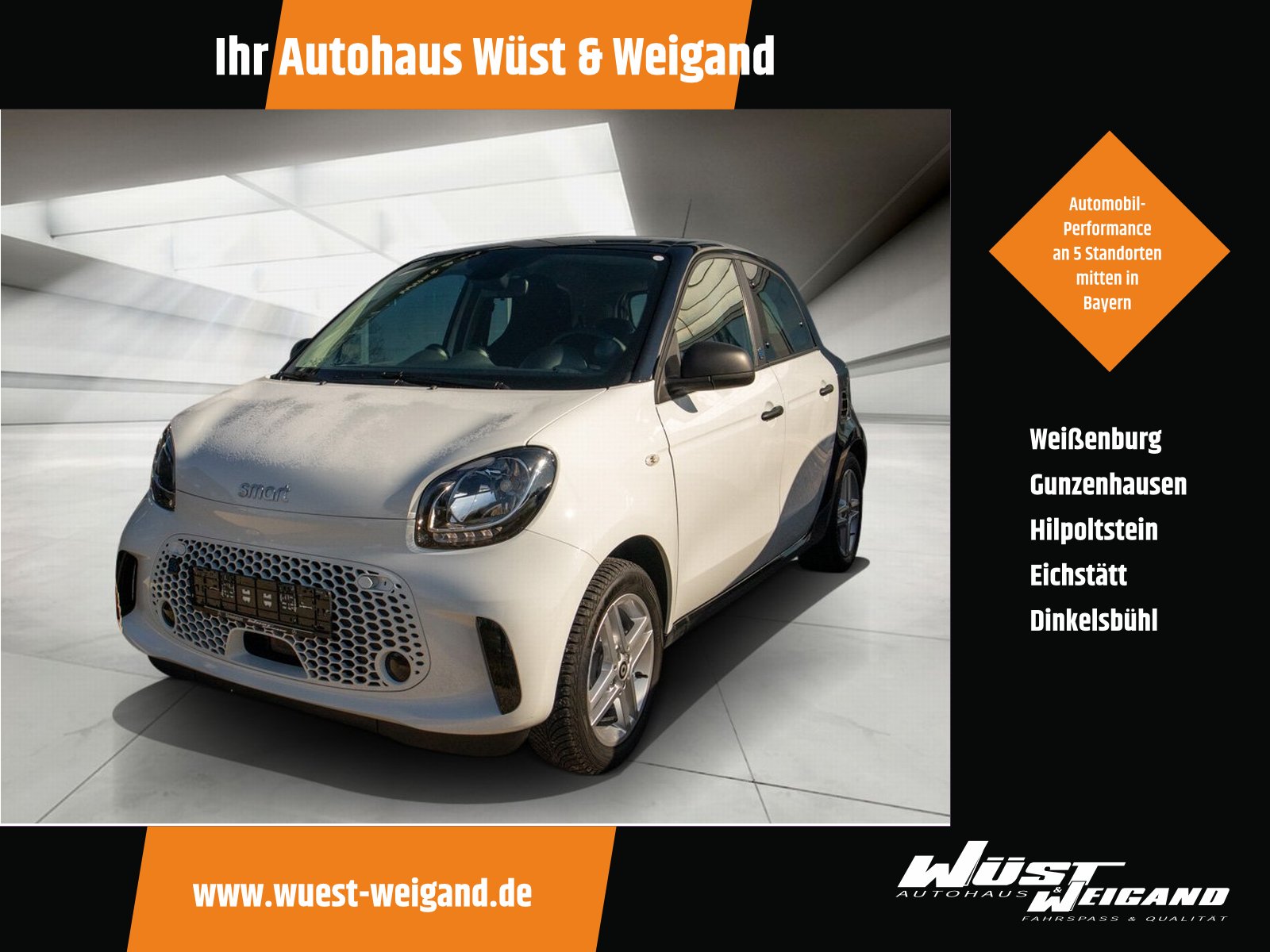 smart EQ forfour 22KW-Lader 2xKabel
